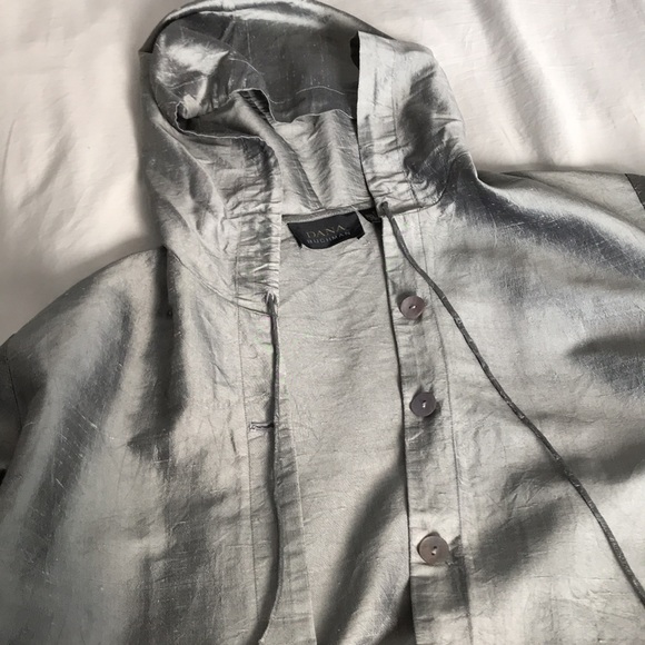Dana Buchman grey silk jacket - Picture 12 of 15